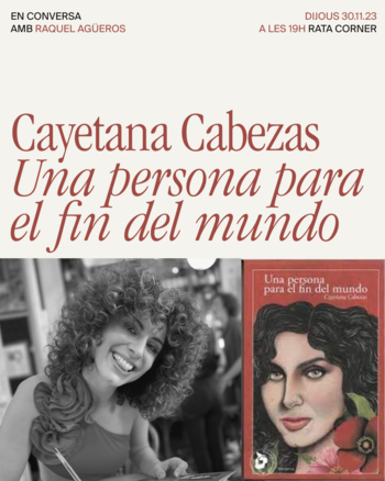 Cayetana Cabezas presenta 'Una persona para el fin del mundo'