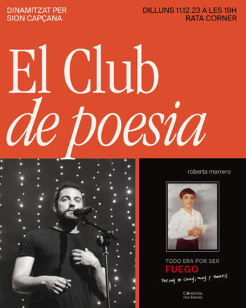 El club de poesia 'Todo era por ser fuego:  Poemas de chulos, trans y travestis' de Roberta Marrero