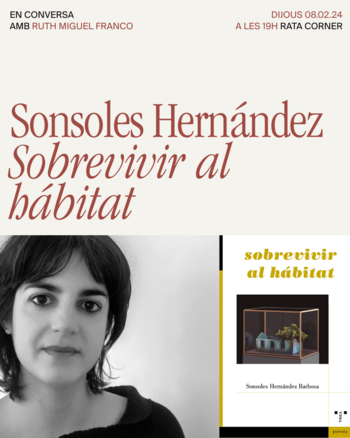 Sonsoles Hernández presenta 'Sobrevivir al hábitat'