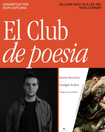 El club de poesia: Castigar la fera de Jeroni Mas Fiol