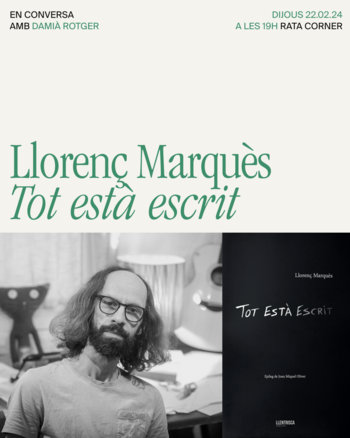 Llorenç Marquès presenta 'Tot està escrit'