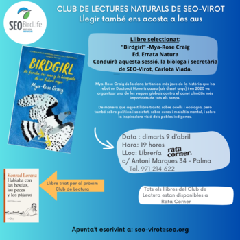 Club de lectures naturals de SeoVirot ' BirdGirl'