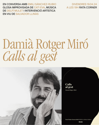 Damià Rotger Miró presenta 'Calls al gest'