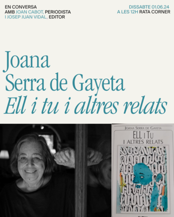 Joana Serra de Gayeta presenta 'Ell i tu i altres relats'