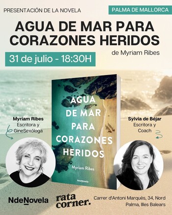 Myriam Ribes presenta 'Agua de mar para corazones heridos'