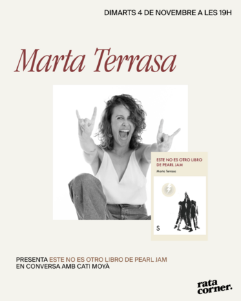Marta Terrassa presenta 'Este no es otro libro de Pearl Jam'