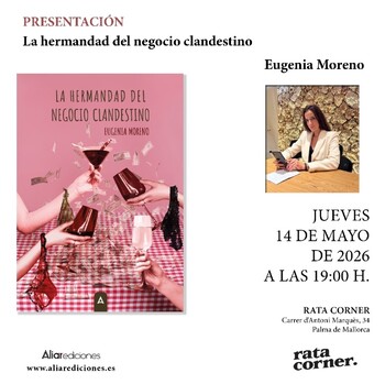 Eugenia Moreno presenta 'La hermandad del negocio clandestino'