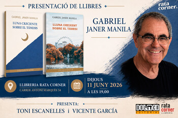 Gabriel Janer Manila presenta 'Lluna creixent sobre el Tàmesi'