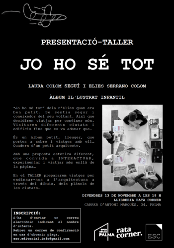 Presentación/taller del álbum JO HO SÉ TOT